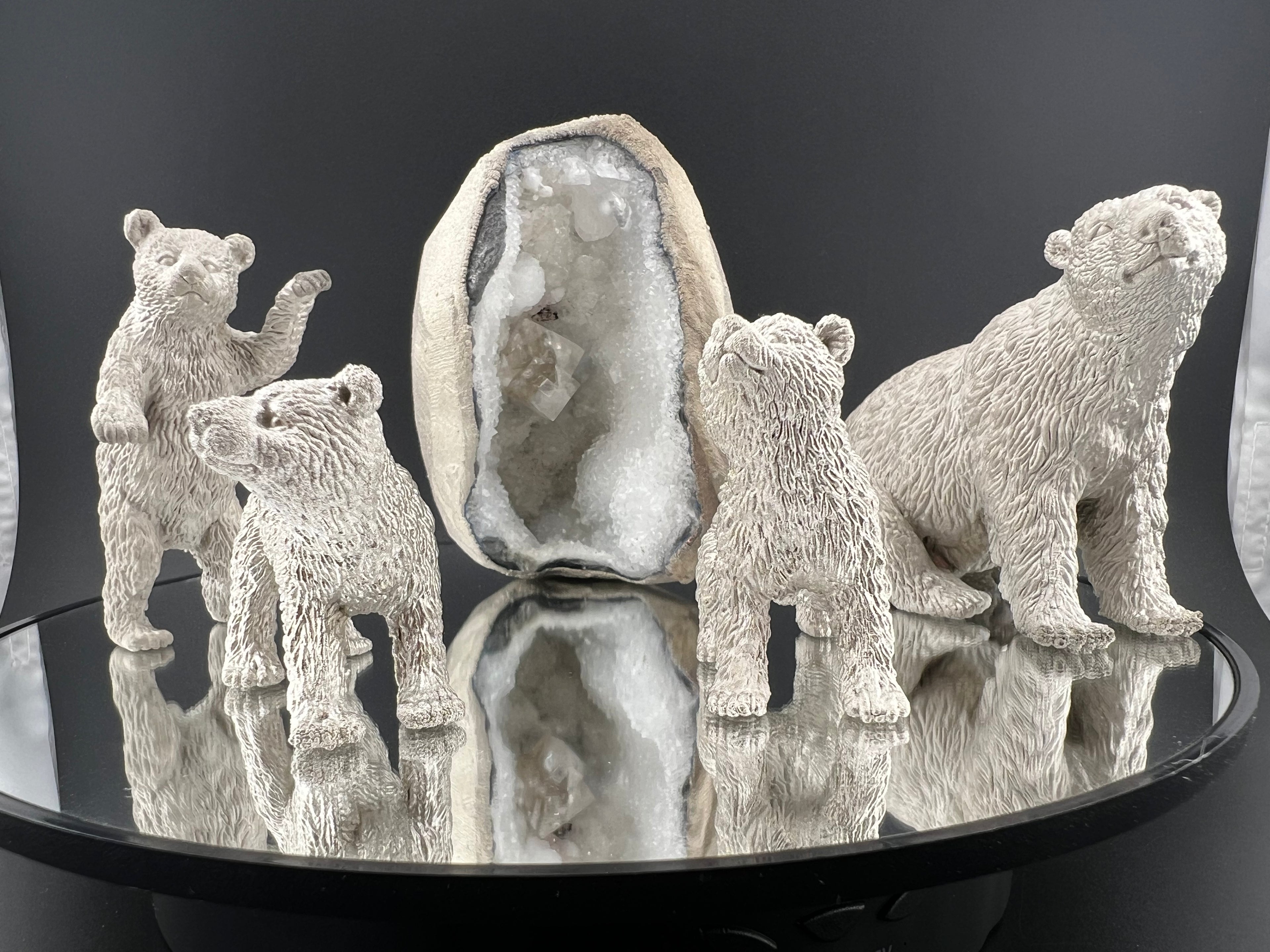 Zeolite White Nickel White Pollar Bear Family