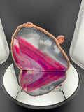 Lizard On Back of Pink Base Cute Agate (Discounted Small Damage)