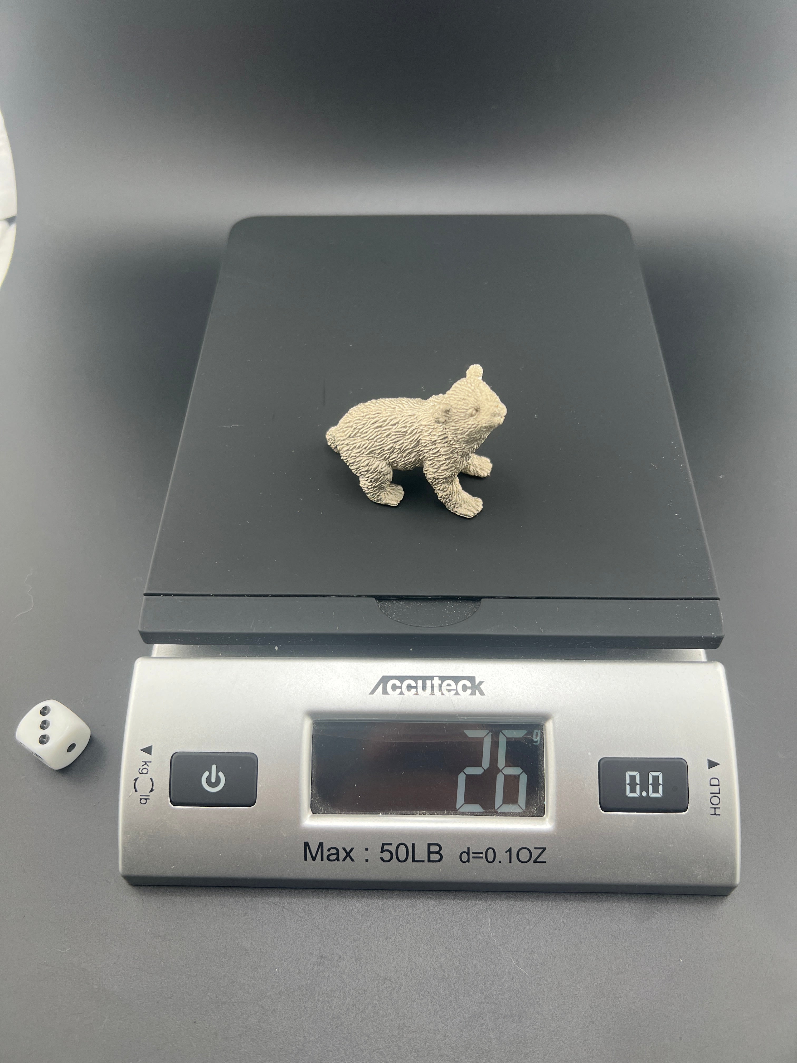 Zeolite White Nickel White Pollar Bear Family