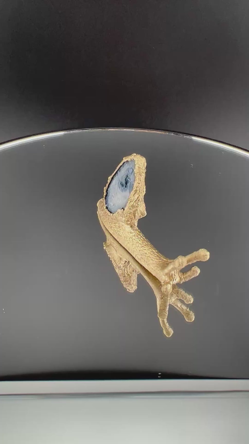 Snail With Mexican Tabasco Geode As Shell