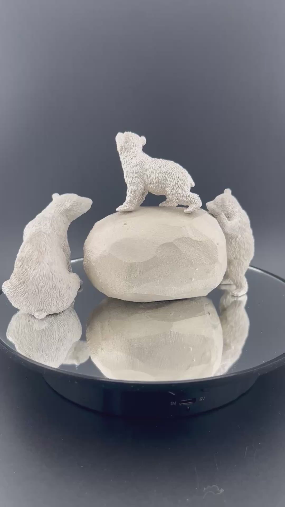 Zeolite White Nickel White Pollar Bear Family